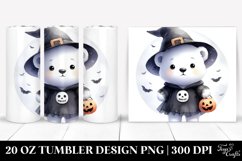 Cute Baby Polar Bear Halloween 20 Oz Tumbler Product Image 1