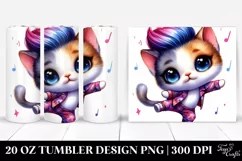 Funny Baby Cat 20 Oz Tumbler Product Image 1