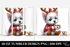Enthusiastic Baby West Highland White Terrier 20 Oz Tumbler Product Image 1