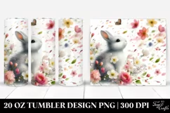 Spring Rabbit Tumbler | 20 Oz Tumbler Product Image 1