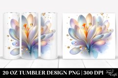 Shiny Crocus Tumbler | 20 oz Tumbler Product Image 1