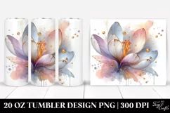 Shiny Crocus Tumbler | 20 oz Tumbler Product Image 1