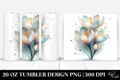 Shiny Crocus Tumbler | 20 oz Tumbler Product Image 1