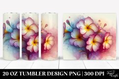 Glossy Primrose Art, Transparent 20 Oz Tumbler Product Image 1
