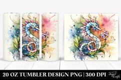 Stained Snapdragon Tumbler | 20 oz Tumbler Product Image 1