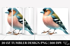 Simple Detailed Finch Clipart Tumbler | 20 Oz Tumbler Product Image 1