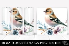 Simple Detailed Finch Clipart Tumbler | 20 Oz Tumbler Product Image 1