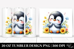 Colorful Cute Baby Penguin | 20 Oz Tumbler Product Image 1