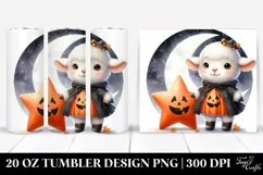 Cute Baby Lamb Halloween 20 Oz Tumbler Product Image 1