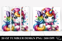 Vibrant Monkey Made of Flowers, 20 Oz Tumbler Product Image 1