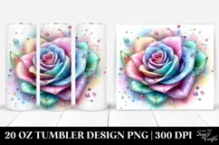 Heart Shaped Rose | 20 oz Tumbler Product Image 1