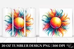 Vibrant Sun Tumbler | 20 Oz Tumbler Product Image 1