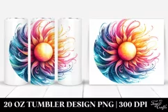 Vibrant Sun Tumbler | 20 Oz Tumbler Product Image 1