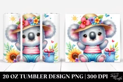 Colorful Baby Koala for Summer 20 oz Tumbler Product Image 1