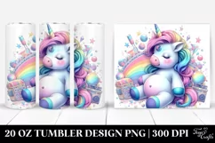 Baby Unicorn . 20 oz Tumbler Design Product Image 1