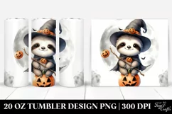 Cute Baby Sloth Halloween 20 Oz Tumbler Product Image 1