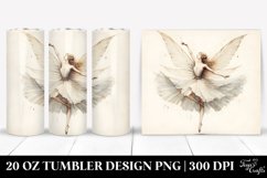 Washed Watercolor Dancing Fairy | 20 oz Tumbler Product Image 1