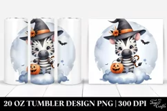 Cute Baby Zebra Halloween 20 Oz Tumbler Product Image 1
