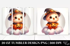 Cute Baby Chicken Halloween 20 Oz Tumbler Product Image 1