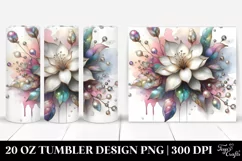 Pastel Gardenia in Material 20 Oz Tumbler Product Image 1
