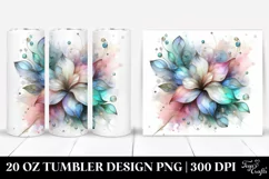 Pastel Gardenia in Material 20 Oz Tumbler Product Image 1
