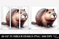 Beaver Clipart Tumbler | 20 Oz Tumbler Product Image 1