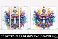 Magical Celestial Mushroom 20 Oz Tumbler Product Image 1