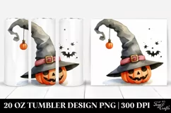Simple Funny Halloween Hat 20 Oz Tumbler Product Image 1