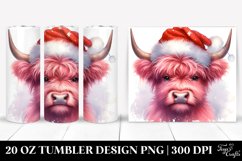 Cute Watercolor Highland Cow Clipart Product Image 1