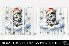 Vibrant Baby Zebra | 20 oz Tumbler Product Image 1