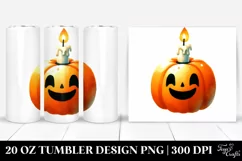 Simple Funny Halloween Candle Tumbler | 20 oz Tumbler Product Image 1