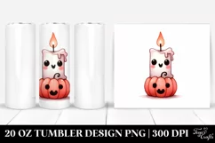 Simple Funny Halloween Candle Tumbler | 20 oz Tumbler Product Image 1
