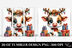Enthusiastic Baby Cow 20 Oz Tumbler Product Image 1