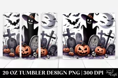 Simple Funny Halloween Graveyard 20 Oz Tumbler Product Image 1