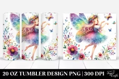 Small Cute Fairy Dancing Whimsical | 20 Oz Tumbler Product Image 1
