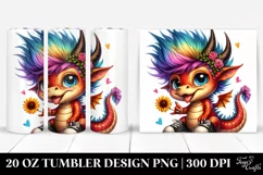 Dragon Baby 20 Oz Tumbler Product Image 1