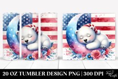 Colorful Baby Polar Bear Moon | 20 Oz Tumbler Product Image 1