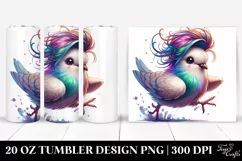 Funny Baby Dove 20 Oz Tumbler Product Image 1