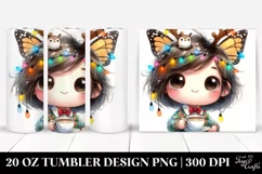 Enthusiastic Baby Butterfly 20 Oz Tumbler Product Image 1