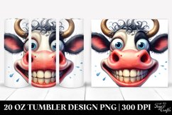 Funny Cow Smile | 20 Oz Tumbler Product Image 1
