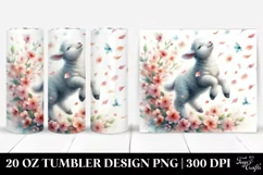 Spring Lamb Tumbler | 20 Oz Tumbler Product Image 1
