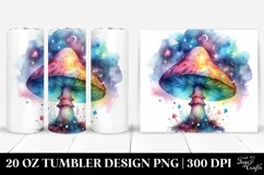 Colorfull Magical Mushroom | 20 Oz Tumbler Product Image 1