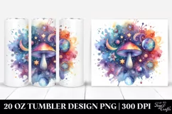Colorfull Magical Mushroom | 20 Oz Tumbler Product Image 1