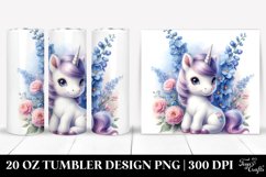 Colorful Baby Unicorn | 20 Oz Tumbler Product Image 1
