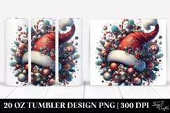Santa Hat Digital Clipart 20 Oz Tumbler Product Image 1
