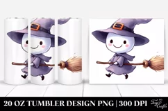 Simple Funny Haloween Clipart with Broomstick Product Image 1