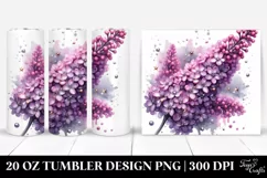 20 Oz Tumbler Sublimation | Glossy Lilac with Metallic Shine Product Image 1