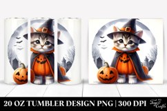 Cute Baby Kitten - Standing, Dressed for Halloween Product Image 1