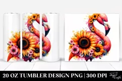 Half Body Sunflower & Daisies | 20 oz Tumbler Product Image 1