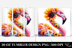 Half Body Sunflower & Daisies | 20 oz Tumbler Product Image 1